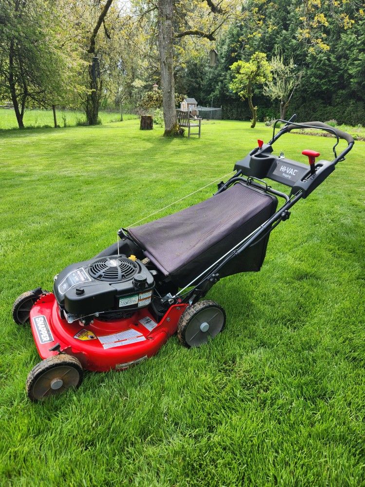 Snapper Hi Vac Self Propelled Mower