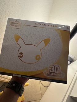 Pokemon 30th anniversary celebration ETB sealed new