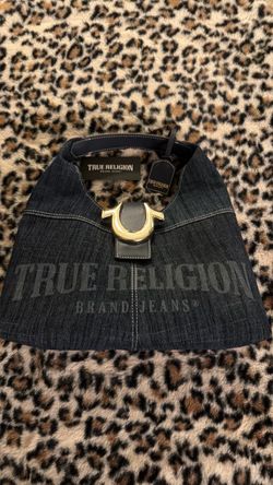 TRUE RELIGION  Blue Denim Purse
