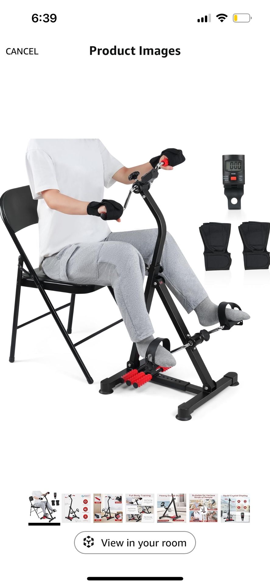 Adjustable Pedal Exerciser Bike For Sale $39.00 50%+ OFF Retail $79.99 NEW IN BOX