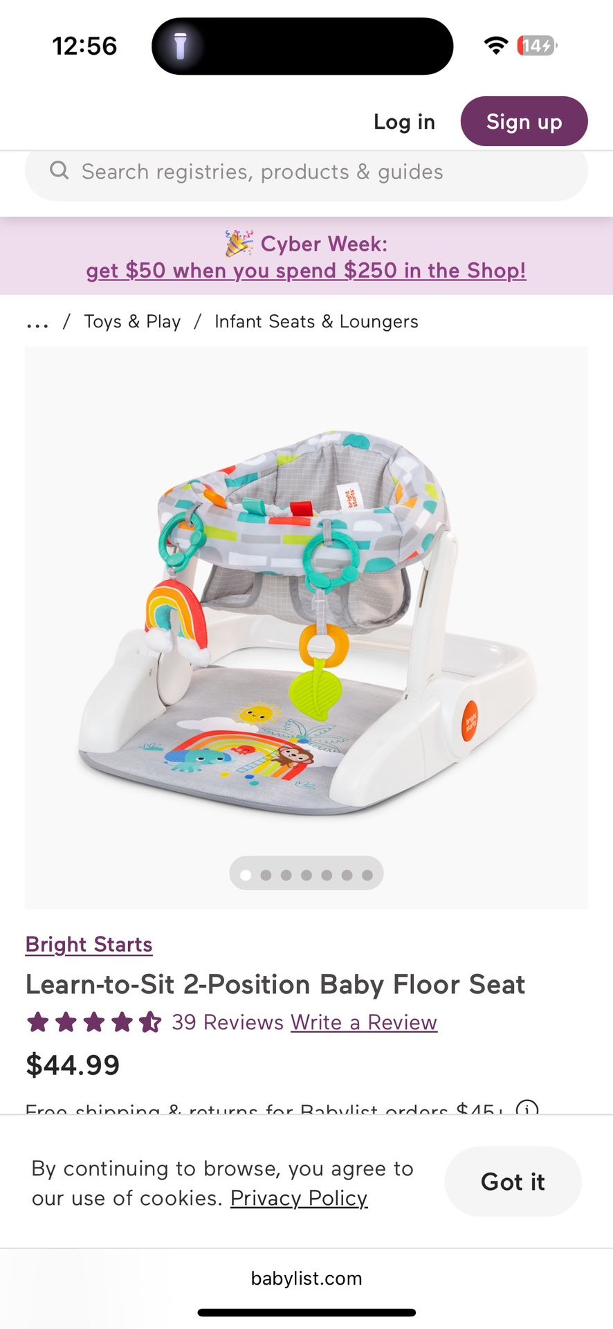 Bright starts playful paradise. Learn to sit brand new in the box never used.