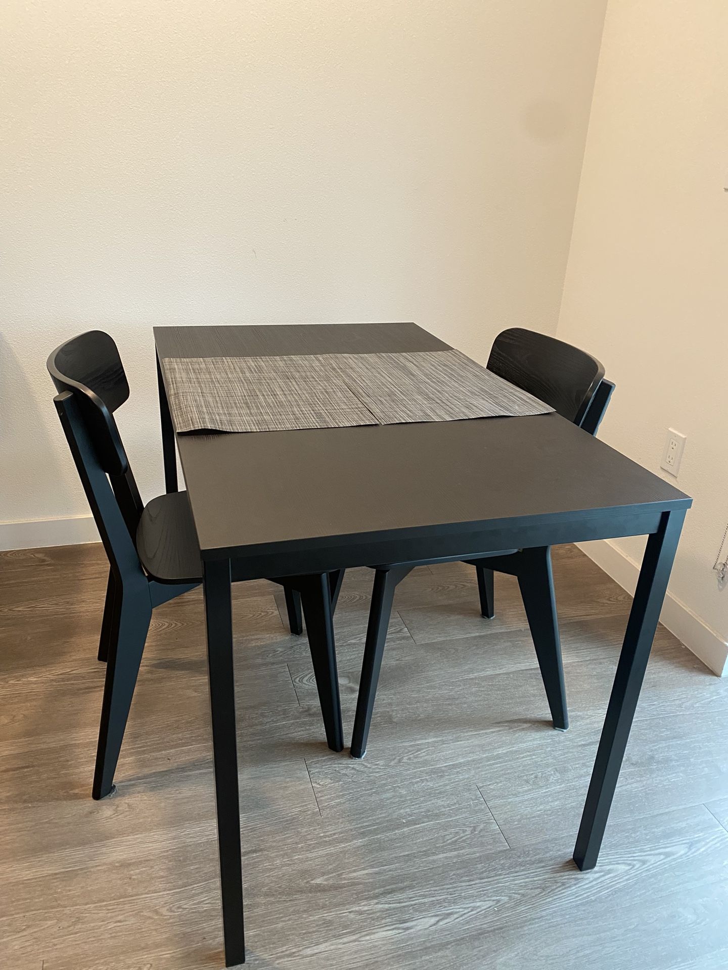 Dining Room Table With Two Chairs From Ikea 