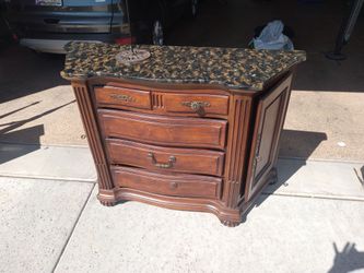 Marble Top Dresser