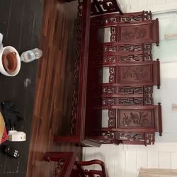 Asian Carved Wood Furniture 