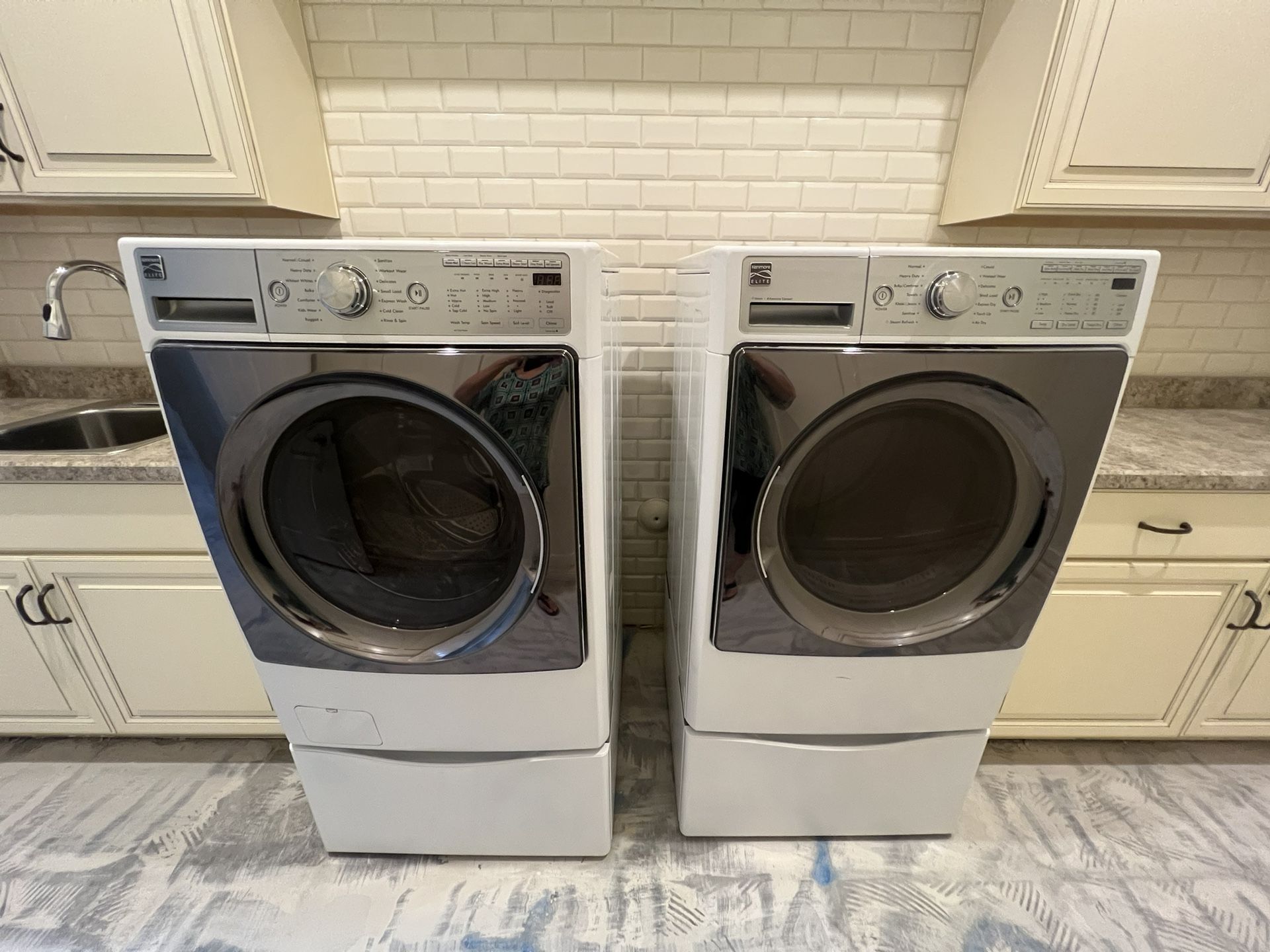 Washer and dryer