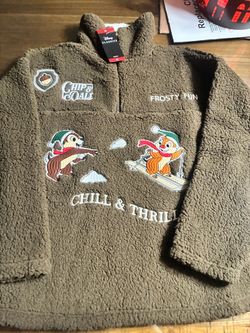New Disney Chip n Dale half zip sweater- located in 91331