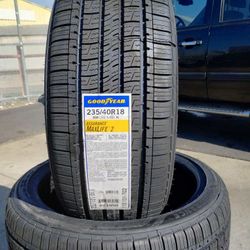 Toyota Corolla Tires New Goodyear Assurance Maxlife 235 40R18 $600 Set Of Four Install Mount And Balance 