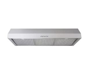 36 in. W Under Cabinet Range Hood in Stainless Steel
