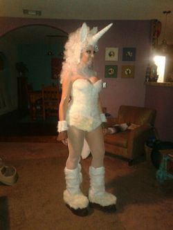 Homemade Unicorn Halloween Costume