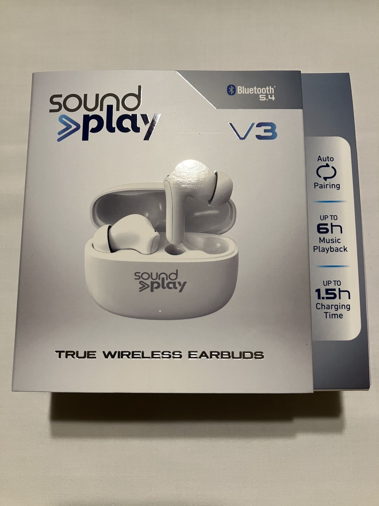 SoundPlay V3 Bluetooth Wireless Earbuds, Sound Play
