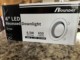 Bounder 4” LED Recessed Downlight