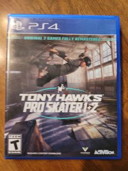 Tony Hawk Pro Skater 1+2 Remake PS4