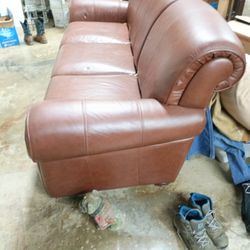 Luxury Leather Couch 