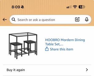 HOOBRO Modern Dining Table Set