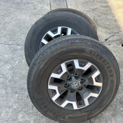 2021 TRD Off Road Rims With Tires 