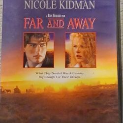 Far And Away Movie DVD Tom Cruise Nicole Kidman Love Story