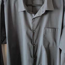 Alexander Julian Black Dress Shirt - 4XL