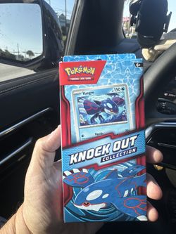Pokemon TCG Knock Out Collection Kyogre Sealed New 2 Booster Packs Promo Card