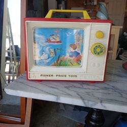1964 Vintage Fisher Prince  Gaint Screen  Music Box TV 