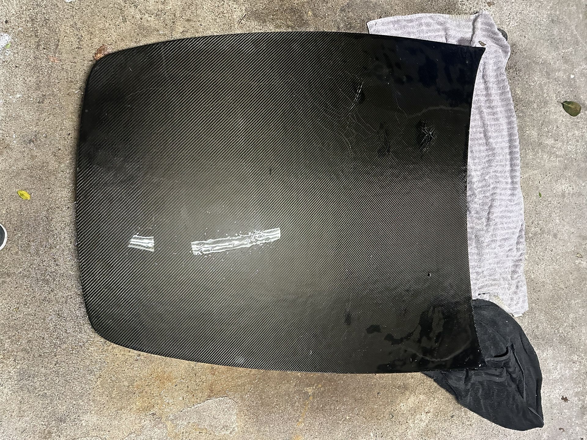 S2000 Carbon Fiber Hood Cracked Clear Coat