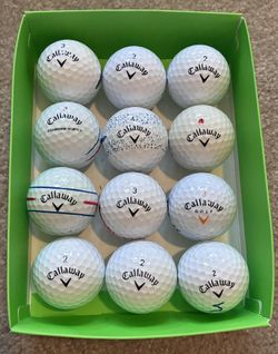 1 Dozen Of Callaway Golf Balls
