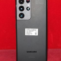 Pre Owned Certified Samsung Galaxy S21 Ultra 5G Black Unlocked 128GB