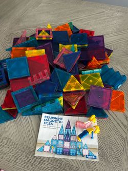 152 pc. Magnetic Tiles