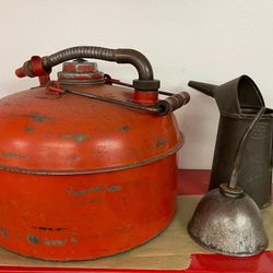 Vintage Gas Can , Oilers