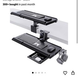 Adjustable keyboard tray