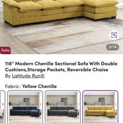 Yellow Cloud Sofa