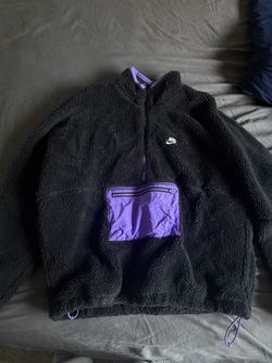 Nike furry jacket
