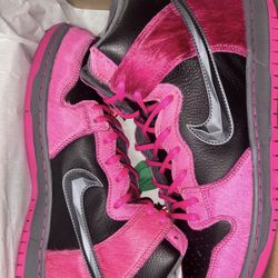 Nike SB Dunk High Run The Jewels 4/20 Size 11 🔥 RTJ Pink Blue Brand New