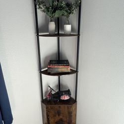 Corner Shelving With Cabinet