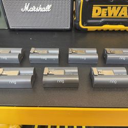 7 TOTAL GENUINE RING BATTERIES - Ring Alarm BATTERY - Ring BATTERY - Ring Doorbell  / camera  / BATTERIES