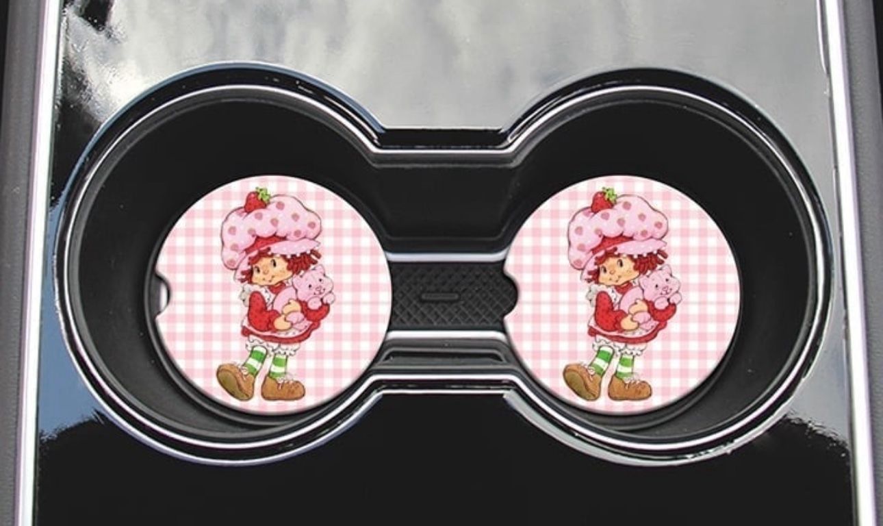 Very Berry Girl Car Coaster Set