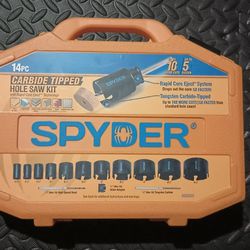 Spyder 14 PC Carbide Hole Saw Bit Kit