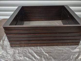 Elfa Decor Drawer Frames Walnut Stained Birch Wood $20 Each/6 For$100