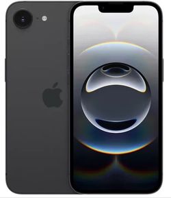 Unlocked Apple iPhone 16e A3212 Cell Phone 128GB 8GB RAM 5G Black