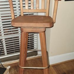 3 Solid Wood Stools