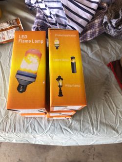 Led flame lamp