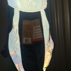 Arcadia Trail Reflective Raincoat Teal Blue For Dogs