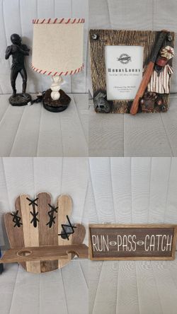 Sports Themed kids Bedroom Decor Bundle