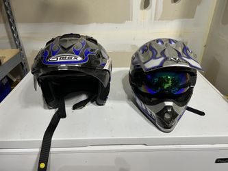 Dirt Bike/Snowboard helmets