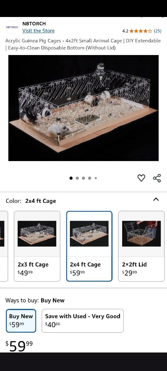 New Small Animal, Guinea Pig, Etc Playpen, Kennel Etc