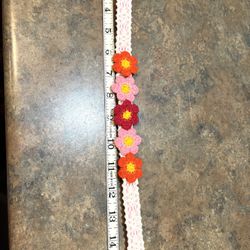 Pet Jewelry. Dog flowers jewelry collar. Medium/Large