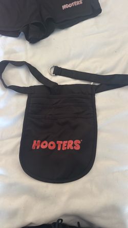 Black authentic hooters belt pouch