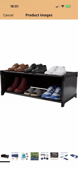 Under Bed Dustproof Shoe Rack Cabinet