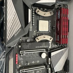 AMD 5800x3d MSI Master Mobo 32gb Quad Ddr4