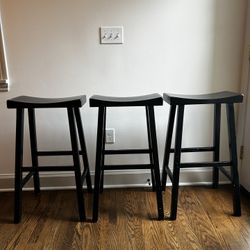 Pottery Barn Tibetan Bar Stools Set Of 3 $150