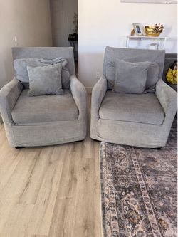 Two armchairs